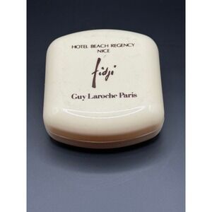 Guy Laroche Paris Fidji Vintage Hotel Beach Regency Nice Soap Dish Travel Case